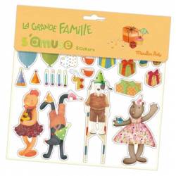 Planche Stickers La Grande Famille