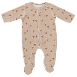 Pyjama Velours Radis Trois Petits Lapins - 3 mois