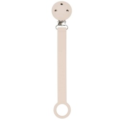 Attache Tétine Silicone Beige