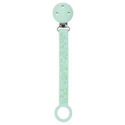 Attache Tétine Silicone Vert Menthe
