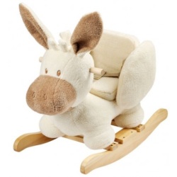 Bascule Ane Teddy Ecru