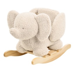 Bascule Eléphant Teddy Ecru