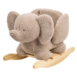 Bascule Eléphant Teddy Taupe