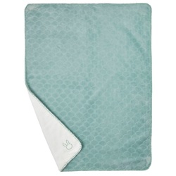 Couverture Supersoft Lapidou Wavy Vert de Gris