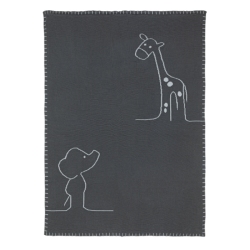 Couverture Tricot Luna et Axel - 75x100 cm