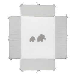Cube de Parc Eléphant Tembo Blanc - 75x95 cm