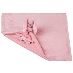 Doudou Couverture Vieux Rose Lapidou Phosphorescent