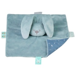 Doudou Lapin Vert De Gris Lapidou Phosphorescent