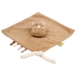 Doudou Rhinocéros Teddy Beige