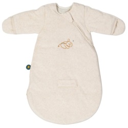Gigoteuse Manche Avec Moufles Félix Et Léo Beige Hiver - 60 cm