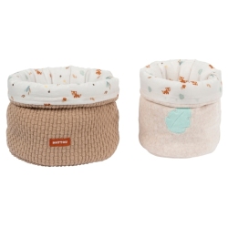 Lot de 2 Paniers De Rangement Boris et Jungo