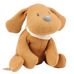 Peluche Chien Charlie Caramel - 33 cm