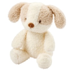 Peluche Chien Teddy Crème - 24 cm