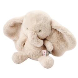 Peluche Eléphant Fanfan Beige