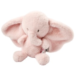 Peluche Eléphant Fanfan Rose
