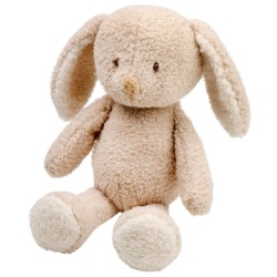 Peluche Lapin Teddy Sable - 30 cm