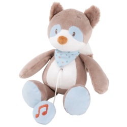 Peluche Mini Musicale Raton Laveur Bob