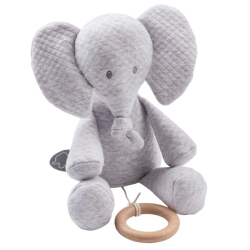 Peluche Musicale Eléphant Tembo Jacquard