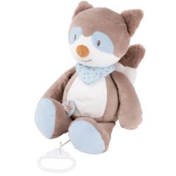 Peluche Musicale Raton Laveur Bob