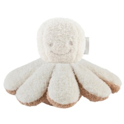 Peluche Pieuvre Grelot Teddy Crème