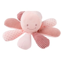 Peluche Poulpe Activités Rose Lapidou