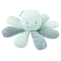 Peluche Poulpe Activités Vert Lapidou