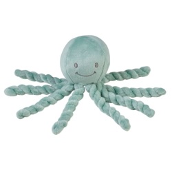 Peluche Poulpe Vert de Gris Lapidou