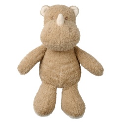 Peluche Rhinocéros Teddy Beige