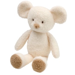 Peluche Souris Teddy Crème