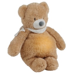 Peluche Veilleuse Ours Sleepy Brun Clair