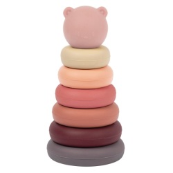 Pyramide Eveil Silicone Couleurs Pastel
