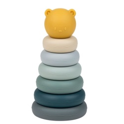 Pyramide Eveil Silicone Couleurs Vives