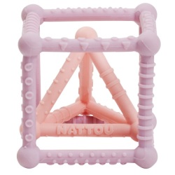 Set Cube Et Pyramide Silicone Rose Et Lilas