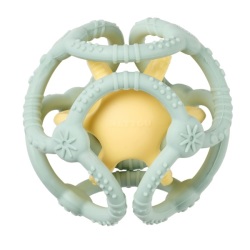 Set de 2 Balles Silicone Jaune Et Vert