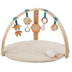 Tapis Eveil avec arches en bois Mila Lana et Zoë