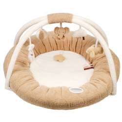 Tapis Eveil Pouf Teddy Beige
