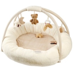 Tapis Eveil Pouf Teddy Ecru