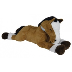 Peluche Cheval Couché - 100 cm