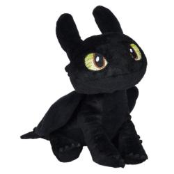 Peluche Dragon Furie Nocturne - 25 cm