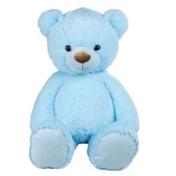 Peluche Ours Bleu - 75 cm Peluche Ours Bleu - 75 cm