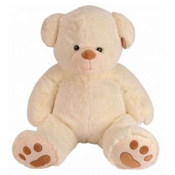 Peluche Ours Ivoire - 85 cm