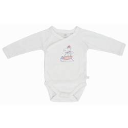 Body Manches Longues Ecru Victoria - 1 mois