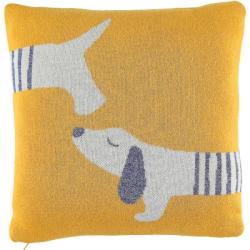 Coussin Tricot Aston et Jack