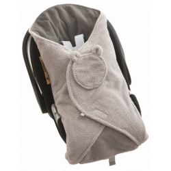 Couverture Promenade Gris Perle et Gris Foncé