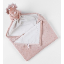 Doudou Couverture Tricératops Popsie