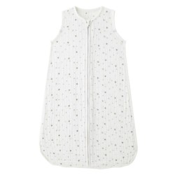Gigoteuse Blanc Etoiles Mousseline Bio 70 cm