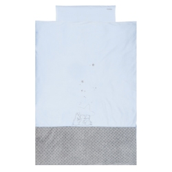Housse de Couette Poudre Etoile Bleu - 100x140 cm