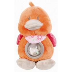 Peluche Hochet Caneton Babette
