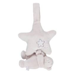 Peluche Mini Musical Ours Nouky Poudre Etoile - 15 cm