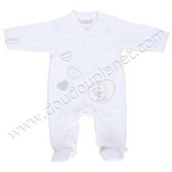Pyjama Blanc Iris et Babette - Naissance